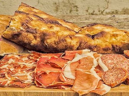 Focaccia with cold meats