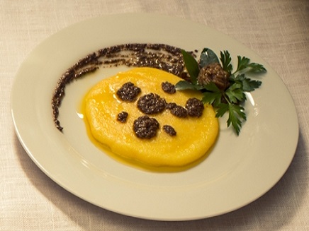 Polenta with Truffle and Porcini mushrooms
